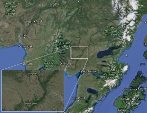 Insert shows Koliganek and New Stuyahok on the Nushagak River. Image-Google Maps