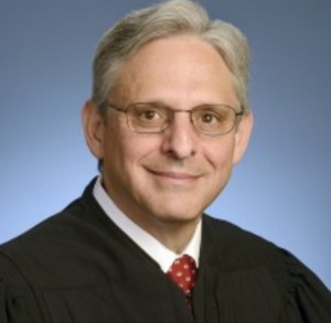 Chief Justice Merrick Garland of the U.S. Court of Appeals for the District of Columbia. Image-Department of Justice.