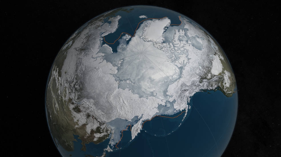 2016 Arctic Sea Ice Wintertime Extent Hits Another Record Low