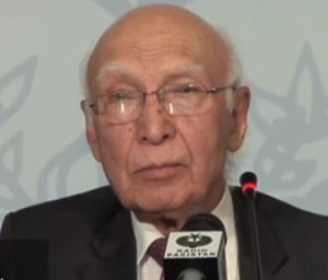 Pakistani Foreign Policy Advisor, Sartaj Aziz says drone attacks have violated our sovereignty and damaged trust, Image-VOA