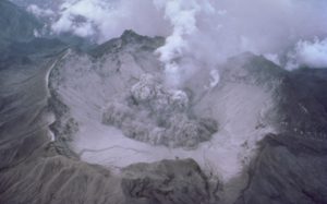 Mount Pinatubo's 1991 eruption and its effects masked sea level rise. Credit: USGS
