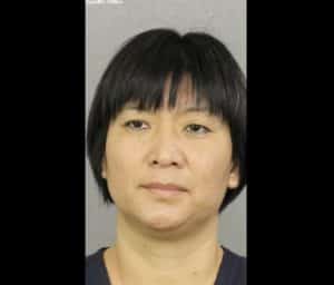 Wenxia Man, 45, was convicted of a federal charge she illegally tried to export an unmanned missile-firing drone and jet fighter engines to China. Image-Broward County Sheriff's Office