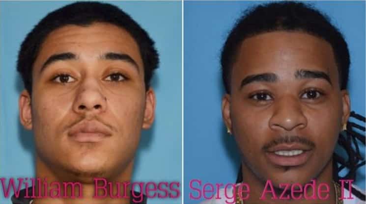 Anchorage Police are seeking the whereabouts of  William Burgess and Serge Azede II. Images-Anchorage Police Department.