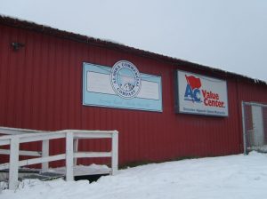 The exterior of Aniak's AC Store. Image-AC