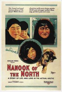 "Nanook of the North" theatre poster. Image-Public Domain