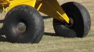 Bush tires, similar to these pictured, were stolen from a 1955 PA 20, then placed for sale online.