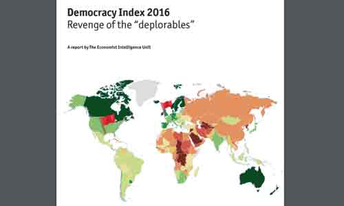 U.S. Ranked 21st in the World with ‘Flawed Democracy,’ Report Indicates