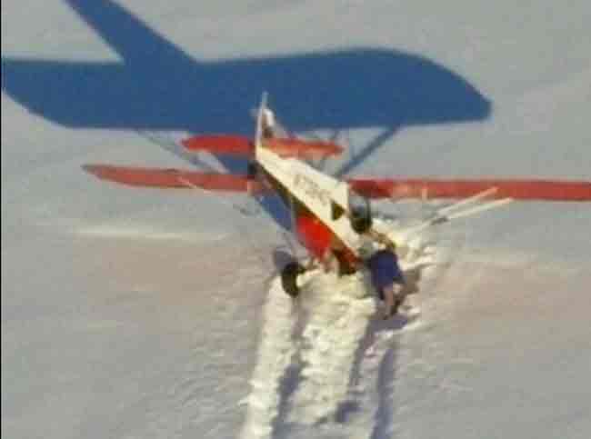 Coast Guard Hoists Pilot from Hallo Lake Tip-Over