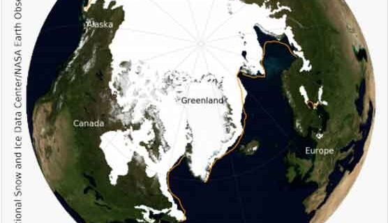 Arctic Sea Ice Maximum at Record Low for Third Straight Year