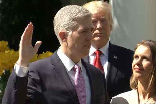 Neil Gorsuch Takes Seat on US Supreme Court