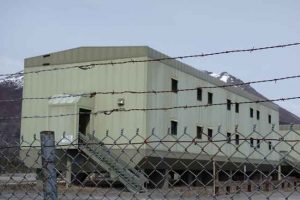 The living quarters of Trans-Alaska Pipeline Pump Station 12, now unoccupied. Photo by Ned Rozell