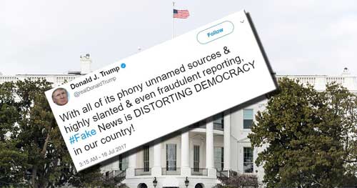 Trump: US Media Are ‘Distorting Democracy’