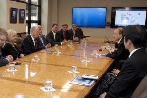 Governor Walker and Lt Governor Mallott and Alasska's oil and gas team meet with with Tokyo Gas presidents in Juneau. Image-State of Alaska