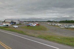 Aircraft near Lake Hood in Anchorage. Image-Google Maps