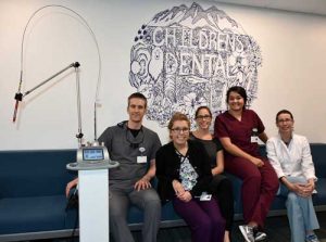 Pictured SEARHC Pediatric Dental Team (L to R): Dr. Joe Jackson, Karla Burke, Dr. Kim Hort, Taylor Hyde, Dr. Martha Truncale (Not pictured: Dr. Lauren Sanzone, Nina Tonsgard) Image-SEARHC
