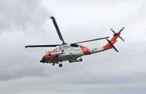 Coast Guard suspends search for man overboard in Sawmill Bay