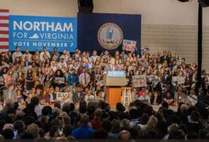 Ralph Northam giving victory speech following election win in Virginia. Image-Twitter