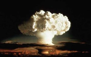 Nuclear mushroom cloud. Image-CDC