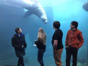 Students at the Sea Life Center in Seward. Image-Alaska Sea Grant