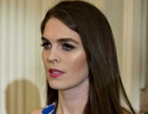 White House Communications Director Hope Hicks. Screengrab