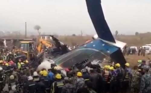 At Least 40 Killed in Nepal Plane Crash
