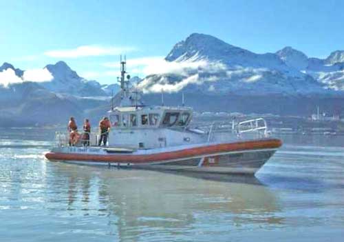 Coast Guard Tows Disabled Vessel in Anderson Bay, near Valdez