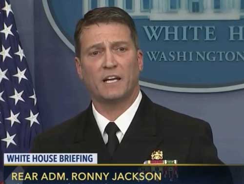 White House Doctor Withdraws Name to be Next Veterans Chief