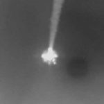 A Tomahawk missile launched from the fast attack sub USS John Warner. Image-DoD