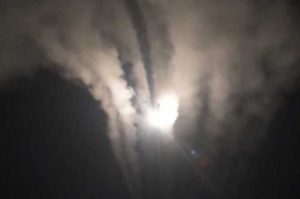 Tomahawk missile launches into Syria. Image-DoD