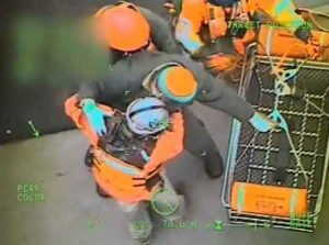 USCG footage of Maia H medevac.