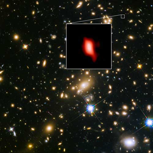 ALMA and VLT Find Evidence for Stars Forming Just 250 Million Years After Big Bang