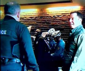 Arrests in a Philly Starbucks led to protests. Image-Screengrab