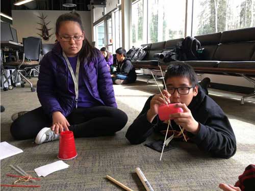 BSSD Students Complete Windmill Challenge at  ANSEP’s Middle School Academy