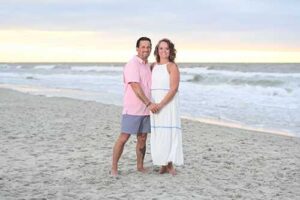 Steven M. Lipscomb and his wife Heather vacation at Myrtle Beach, S.C., in July 2024.
