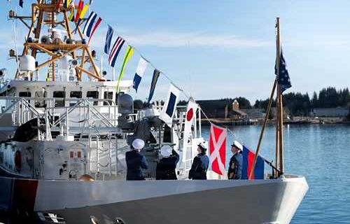 Coast Guard commissions USCGC Frederick Mann (WPC 1160) in Kodiak