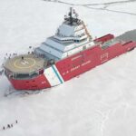 U.S. Coast Guard’s newest polar icebreaker returns to Seattle following 36-day deployment to Bering Sea USCGC Storis (WAGB 21) sits hove to in the ice while conducting ice liberty for the crew in the Bering Sea. U.S. Coast Guard courtesy photo.