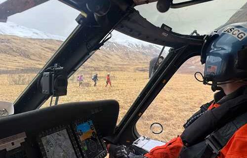 Coast Guard rescues 2 stranded hikers on Unalaska Island