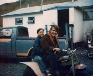 Photo: Sharing a ride in Old Harbor, Berns Collection, AM920.

