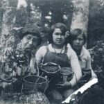 Photo: Berry picking on Woody Island ca. 1920. Kodiak Baptist Mission Collection, AM 987.