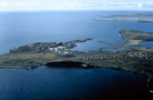 Aerial view of St. Paul Island. U.S. Army Corps of Engineers