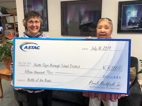 ASTAC Donation Expands Reading Program in North Slope Schools
