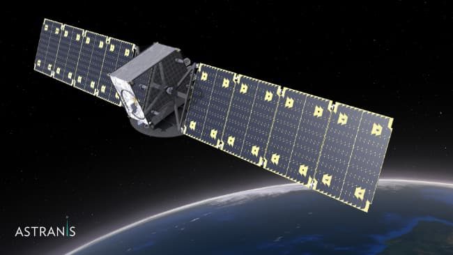 Astranis Space Technologies telecommunications satellite. Image-Astranis
