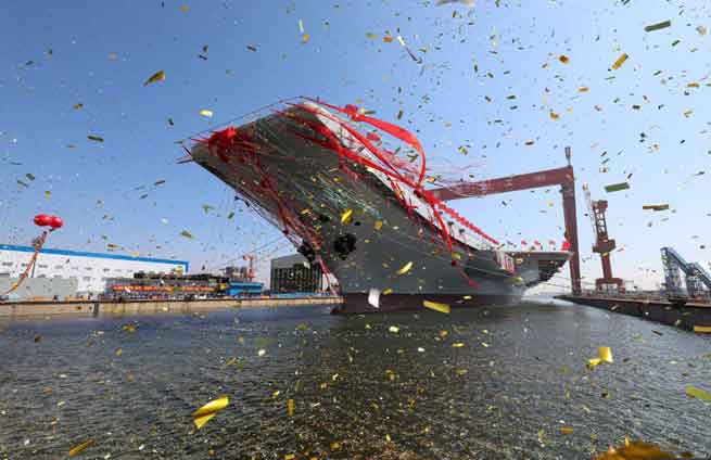 China Launches Second Aircraft Carrier