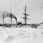 Cutter Bear in ice. Image-USCG