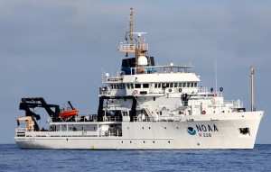 NOAA Ship Reuben Lasker is one of the most technologically advanced fisheries vessels in the world. Photo credit: R.L. Pitman