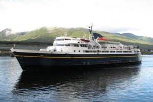 The Alaska Marine Highway System's M/V Taku. Image AMHS