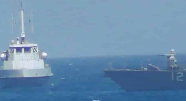 US Warship Fires Warning Shot at Iranian Military Vessel