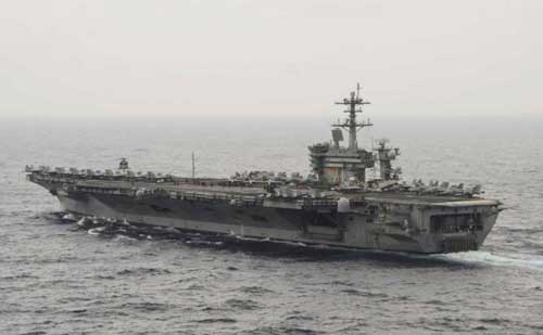 US Touts Unique Opportunity With Three Aircraft Carriers in the Pacific