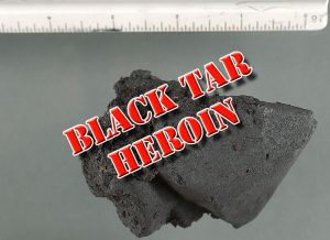 Black Tar Heroin. Image-DEA