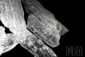 Methamphetamine crystals. Image-DEA
